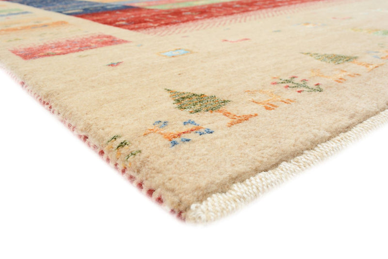 Gabbeh-tæppe - Loribaft Indus - 207 x 156 cm - flerfarvet