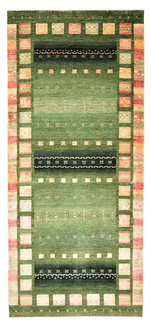 Løber Gabbeh-tæppe - Loribaft Indus - 301 x 129 cm - flerfarvet