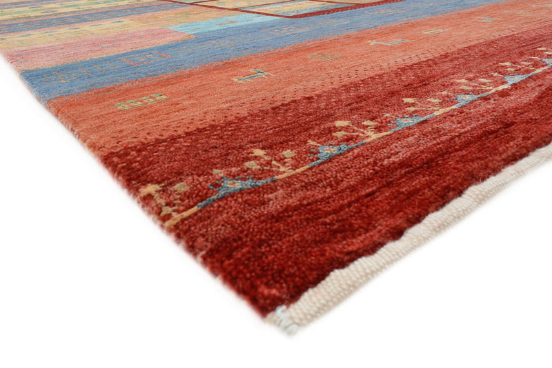 Gabbeh-tæppe - Loribaft Indus - 241 x 178 cm - flerfarvet
