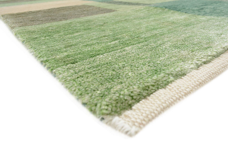 Gabbeh-tæppe - Loribaft Indus - 204 x 150 cm - grøn
