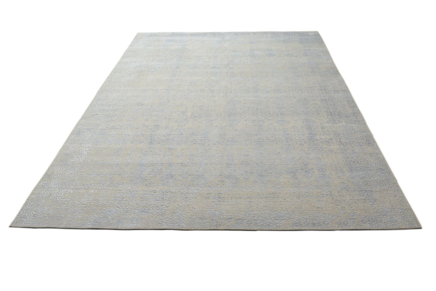 Designer tæppe - 367 x 274 cm - lysegrå