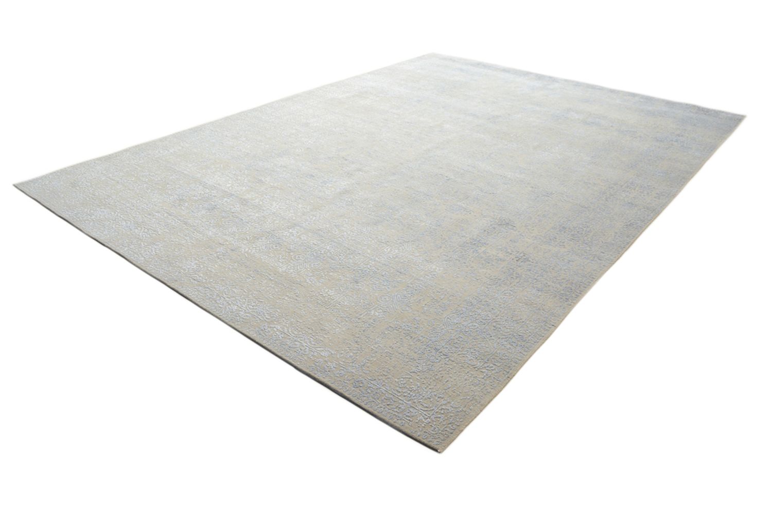 Designer tæppe - 367 x 274 cm - lysegrå