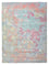 Designer tæppe - 369 x 274 cm - lyseblå