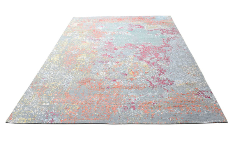Designer tæppe - 369 x 274 cm - lyseblå