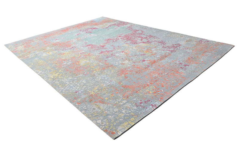 Designer tæppe - 369 x 274 cm - lyseblå