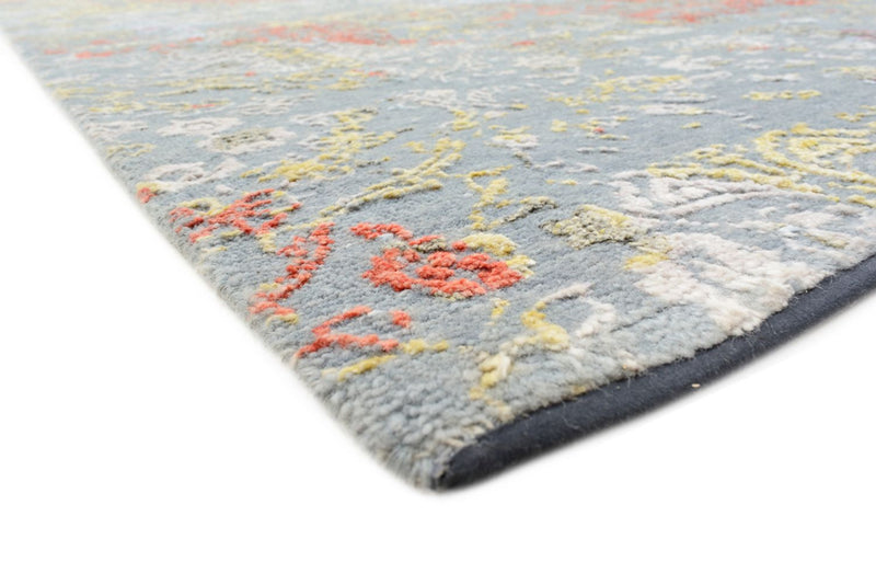 Designer tæppe - 369 x 274 cm - lyseblå