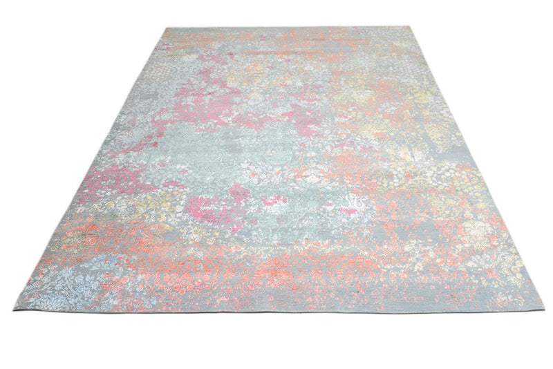 Designer tæppe - 369 x 274 cm - lyseblå