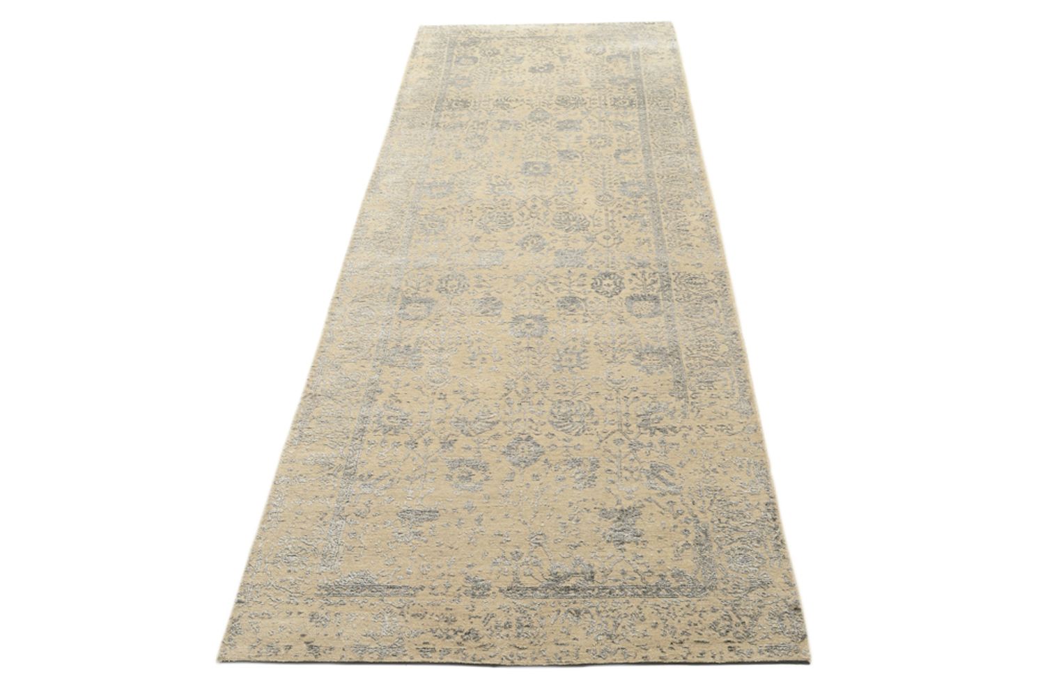 Løber Designer tæppe - 350 x 124 cm - sand
