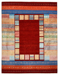 Gabbeh-tæppe - Loribaft Indus - 305 x 243 cm - rød