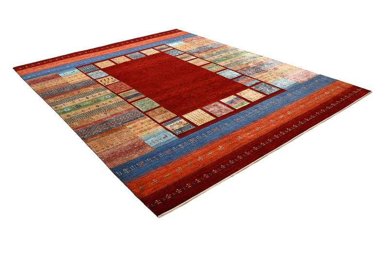 Gabbeh-tæppe - Loribaft Indus - 305 x 243 cm - rød