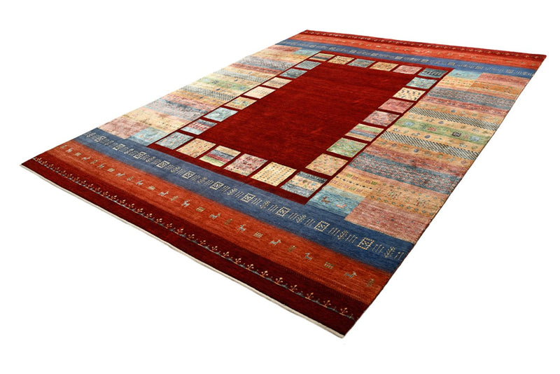 Gabbeh-tæppe - Loribaft Indus - 336 x 254 cm - rød