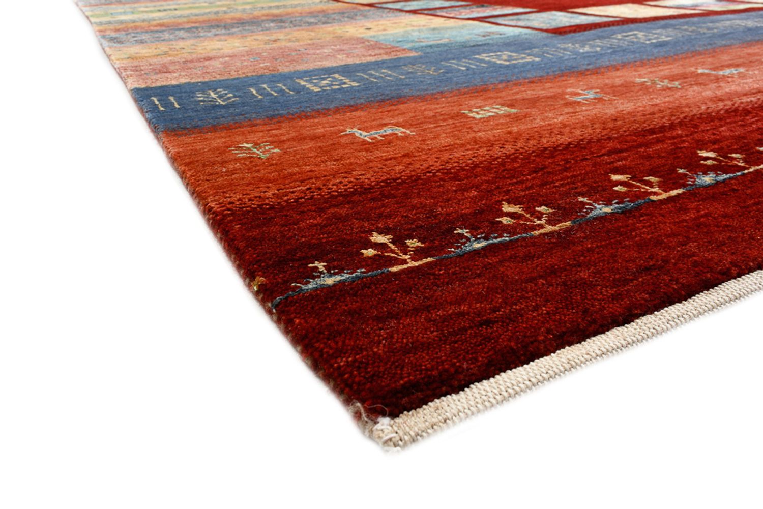 Gabbeh-tæppe - Loribaft Indus - 336 x 254 cm - rød