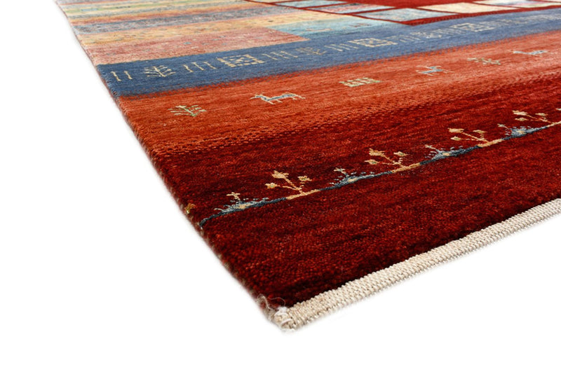 Gabbeh-tæppe - Loribaft Indus - 336 x 254 cm - rød