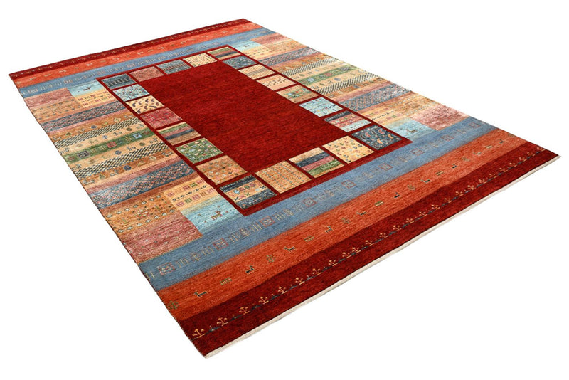 Gabbeh-tæppe - Loribaft Indus - 302 x 206 cm - rød