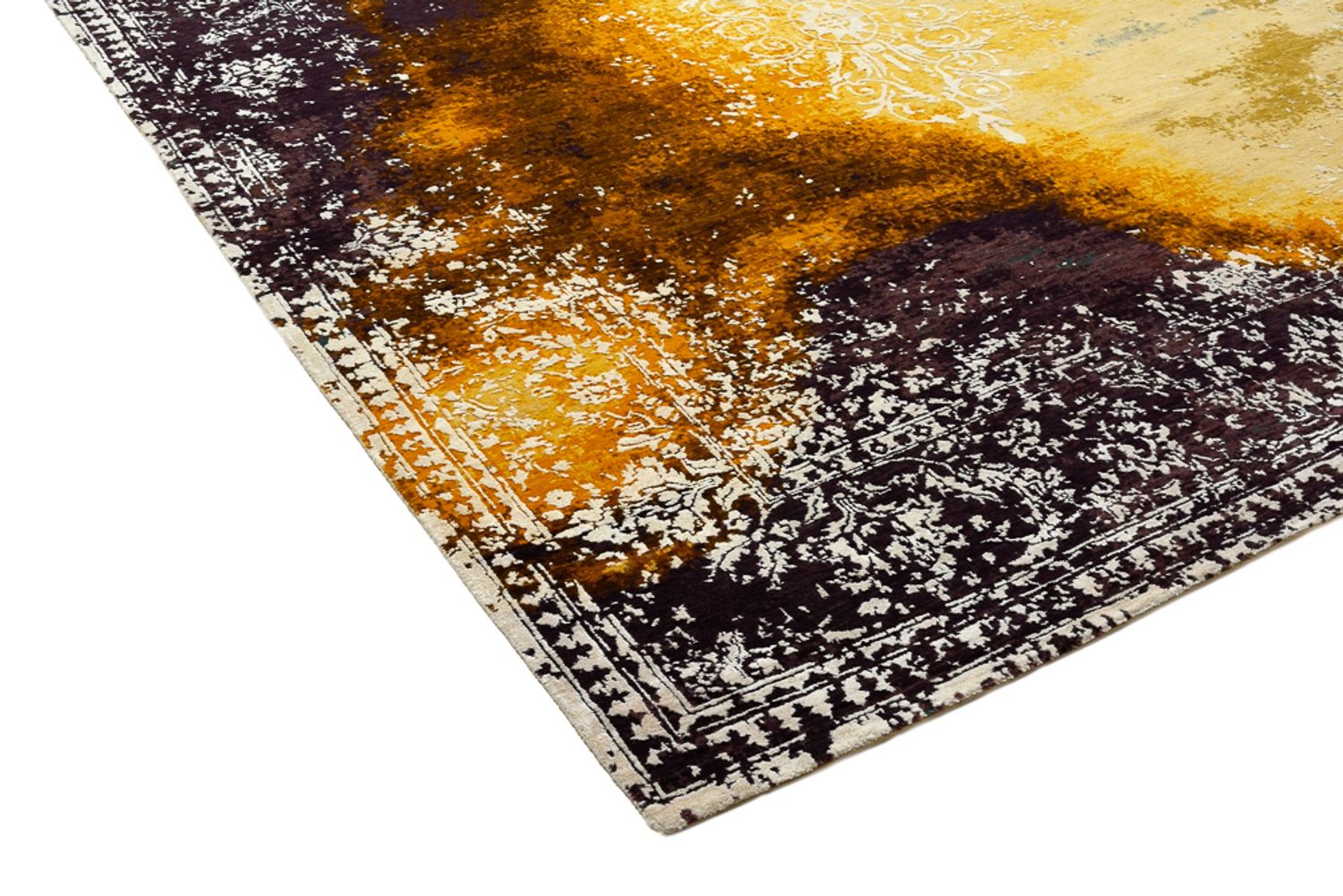 Designer tæppe - 298 x 248 cm - flerfarvet