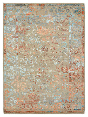 Designer tæppe - 237 x 173 cm - flerfarvet