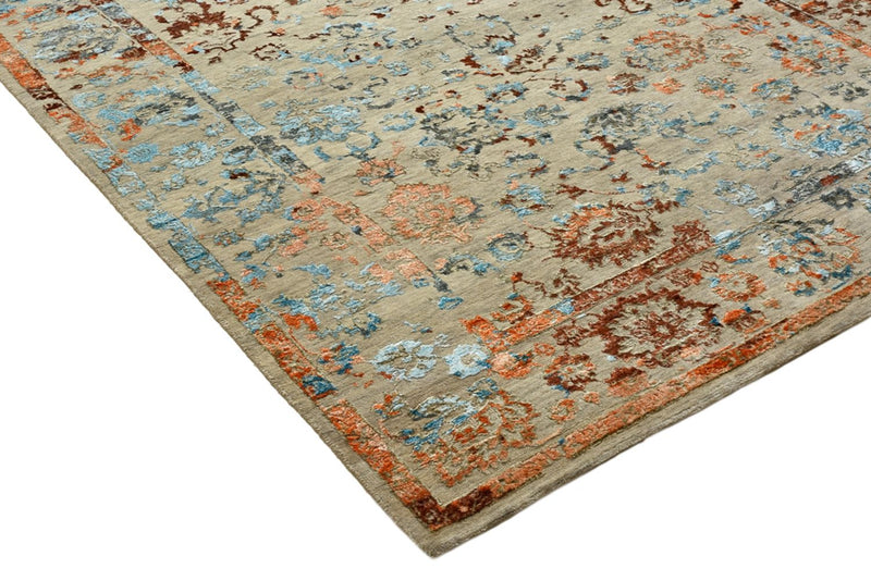 Designer tæppe - 237 x 173 cm - flerfarvet