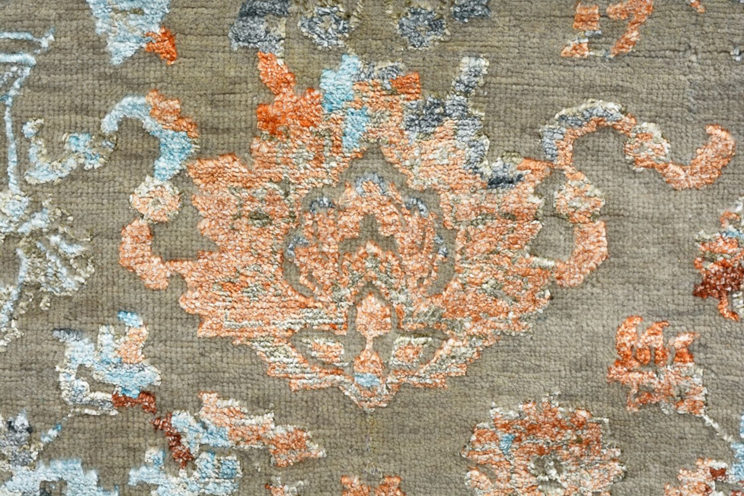Designer tæppe - 237 x 173 cm - flerfarvet