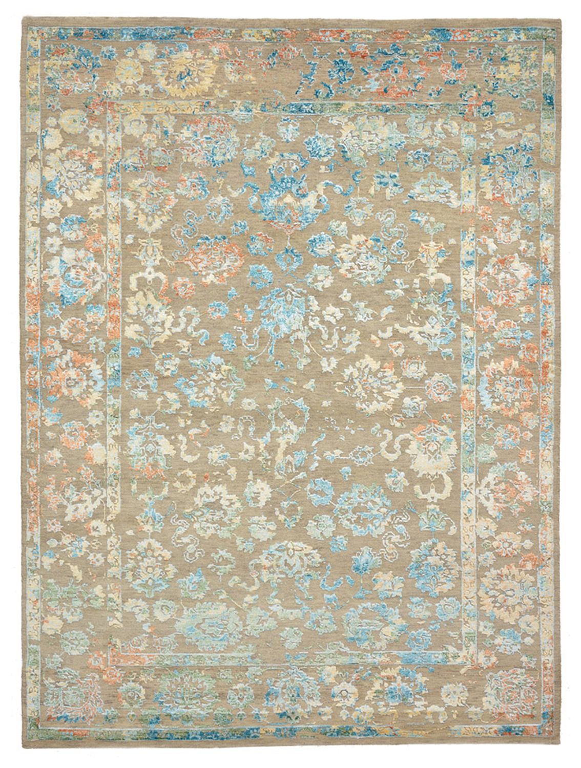 Designer tæppe - 232 x 172 cm - sand
