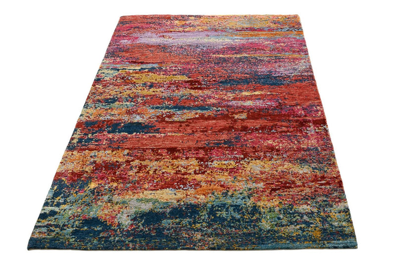 Designer tæppe - 182 x 119 cm - flerfarvet
