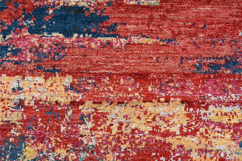 Designer tæppe - 182 x 119 cm - flerfarvet