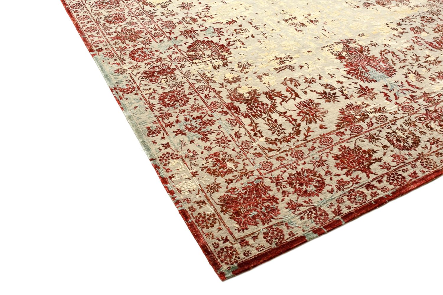 Designer tæppe - 339 x 252 cm - lys beige
