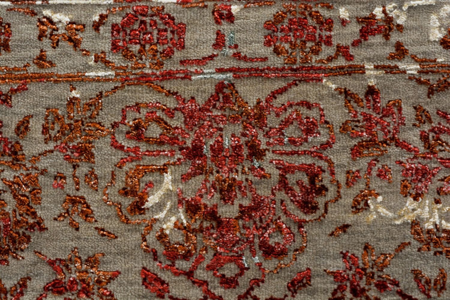 Designer tæppe - 339 x 252 cm - lys beige