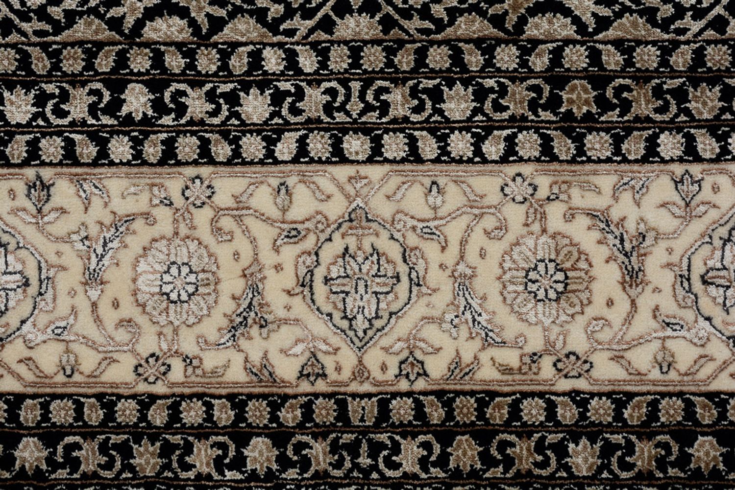 Orientalsk tæppe - Bijar - Indus - 301 x 203 cm - mørk beige
