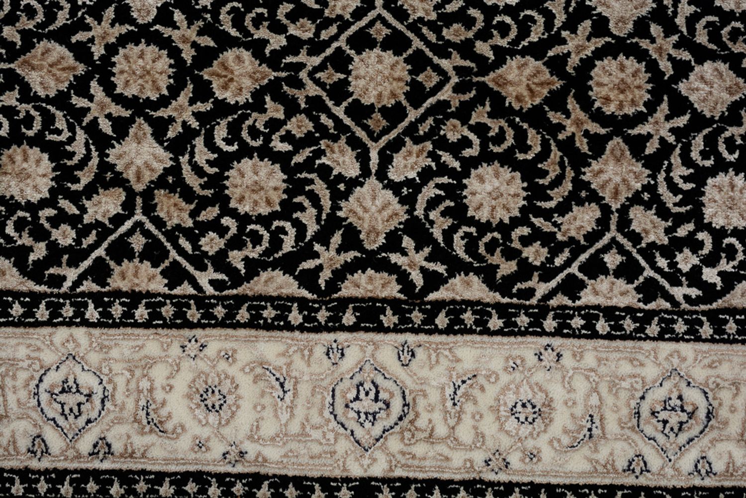 Orientalsk tæppe - Bijar - Indus - 157 x 95 cm - mørk beige