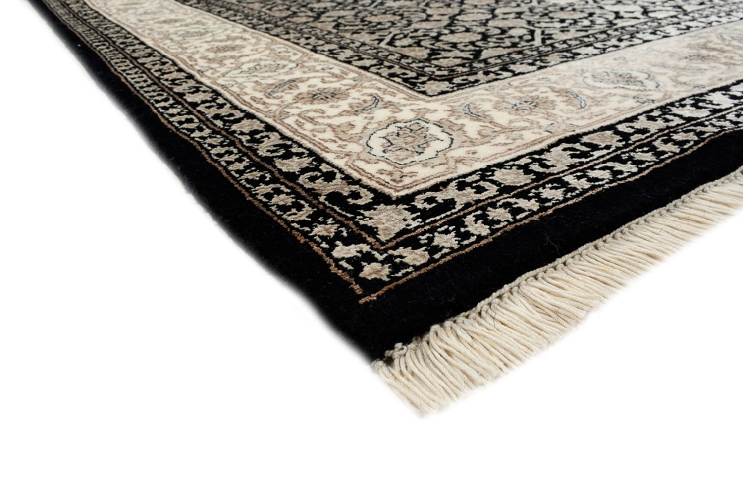 Orientalsk tæppe - Bijar - Indus - 204 x 139 cm - mørk beige