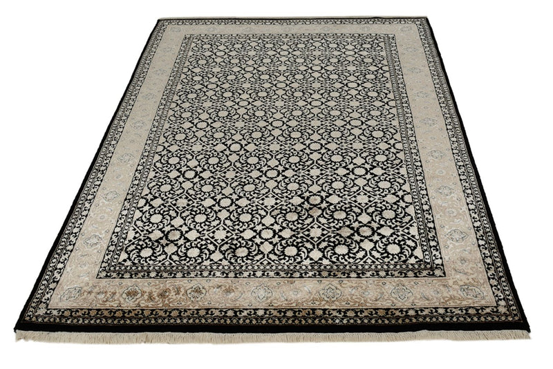 Orientalsk tæppe - Bijar - Indus - 204 x 139 cm - mørk beige