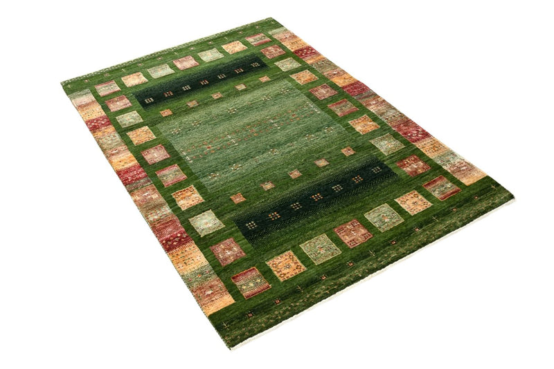 Gabbeh-tæppe - Loribaft Indus - 154 x 105 cm - grøn