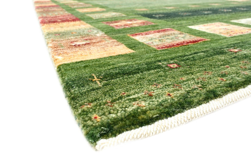 Gabbeh-tæppe - Loribaft Indus - 154 x 106 cm - grøn