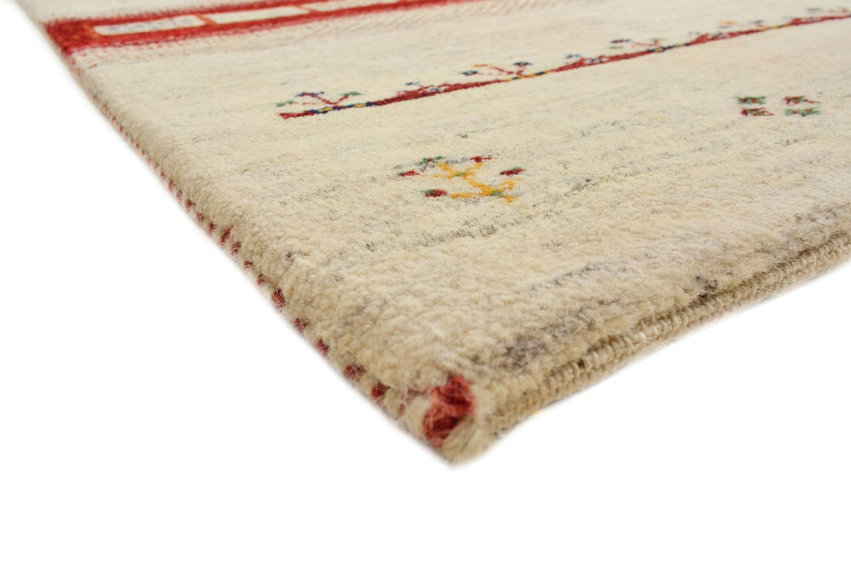 Gabbeh-tæppe - Loribaft Indus - 298 x 249 cm - lys beige