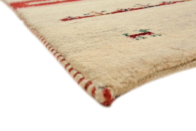 Gabbeh-tæppe - Loribaft Indus - 303 x 205 cm - lys beige