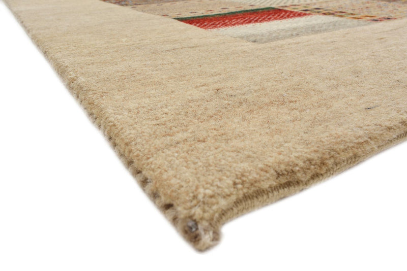 Gabbeh-tæppe - Loribaft Indus - 348 x 248 cm - mørk beige