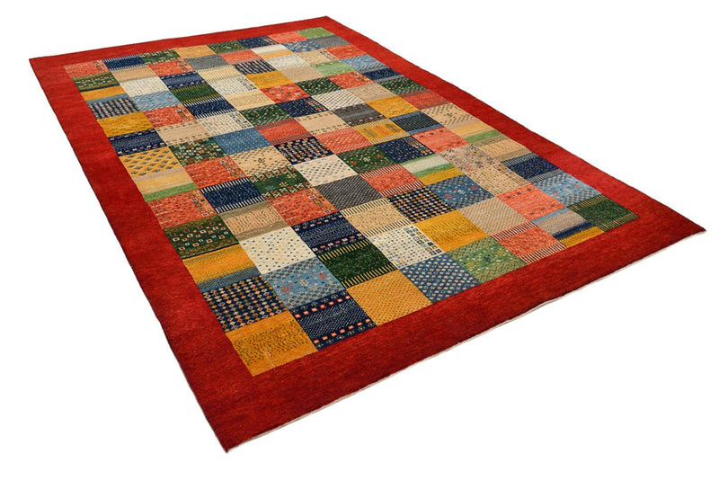Gabbeh-tæppe - Loribaft Indus - 305 x 203 cm - flerfarvet