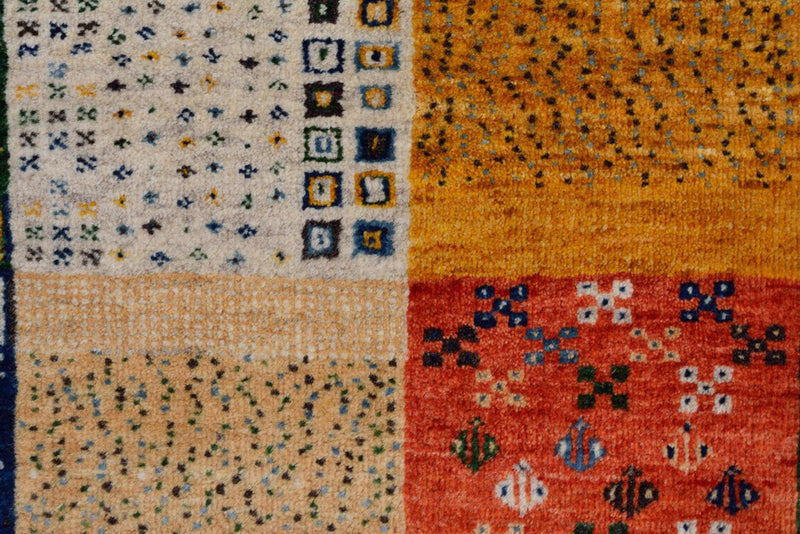 Gabbeh-tæppe - Loribaft Indus - 305 x 203 cm - flerfarvet