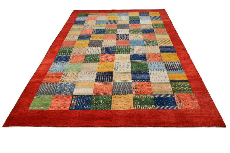 Gabbeh-tæppe - Loribaft Indus - 305 x 203 cm - flerfarvet
