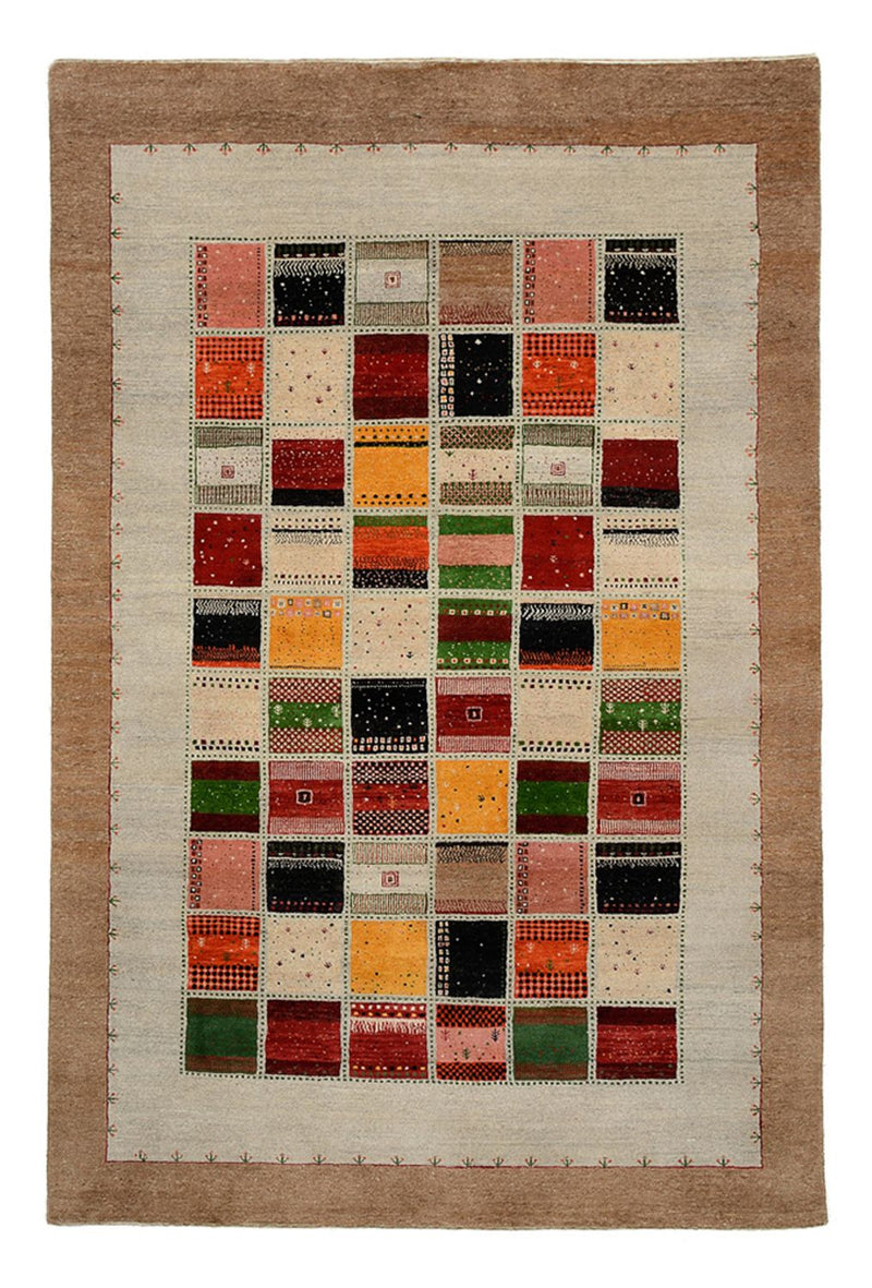 Gabbeh-tæppe - Loribaft Indus - 295 x 197 cm - flerfarvet