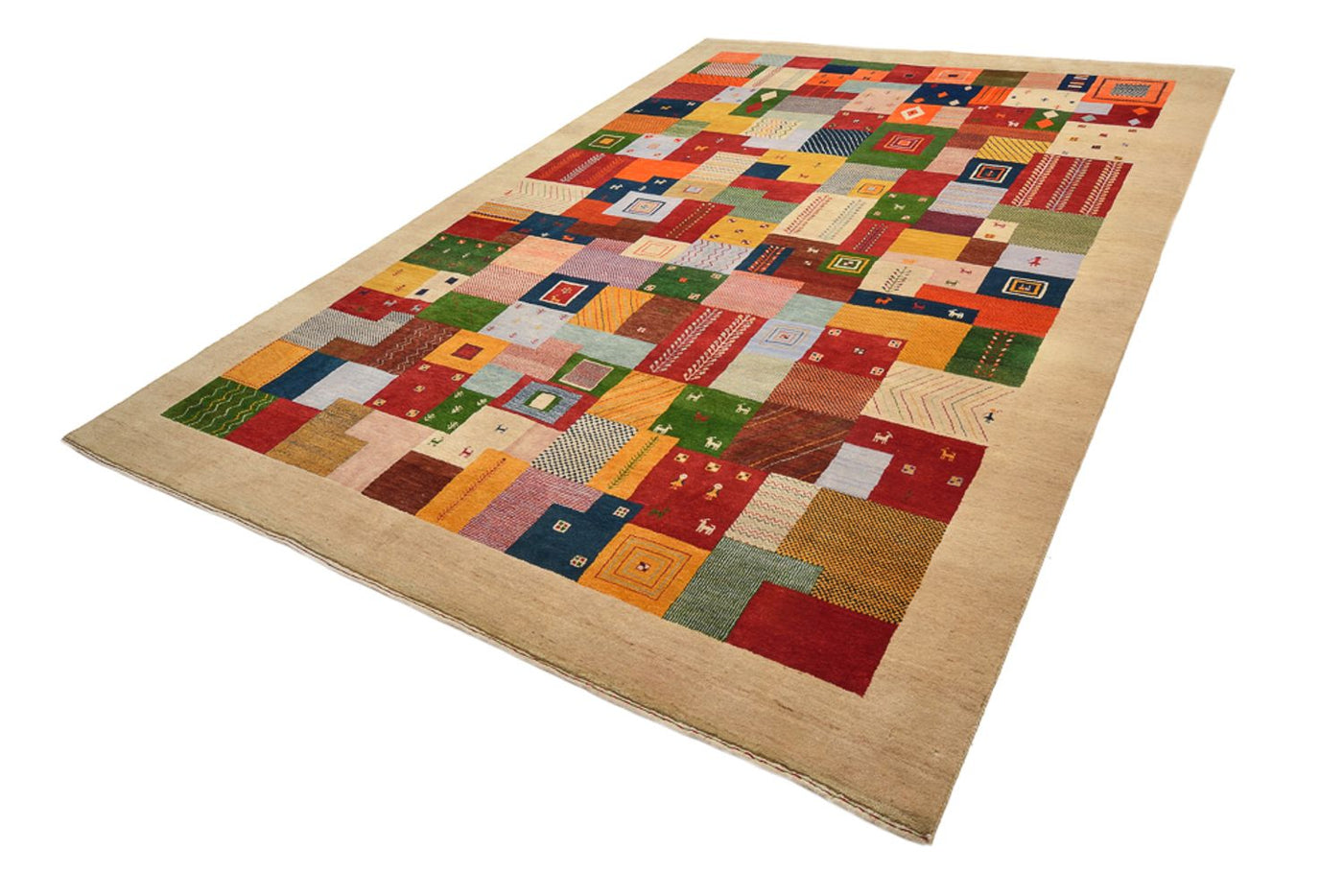 Indo Loribaft Tæppe 347x246cm - Uldtæppe