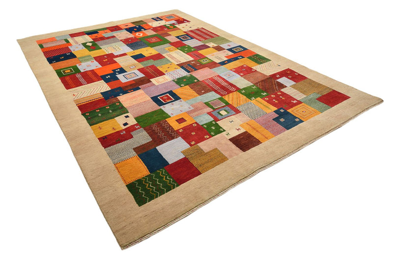 Gabbeh-tæppe - Loribaft Indus - 347 x 246 cm - flerfarvet