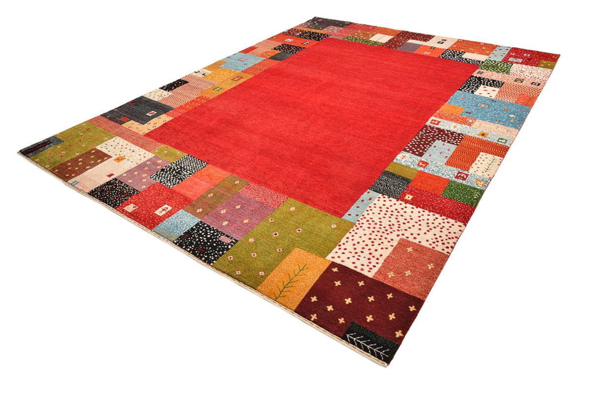 Gabbeh-tæppe - Loribaft Indus - 344 x 251 cm - rød