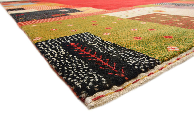 Gabbeh-tæppe - Loribaft Indus - 344 x 251 cm - rød