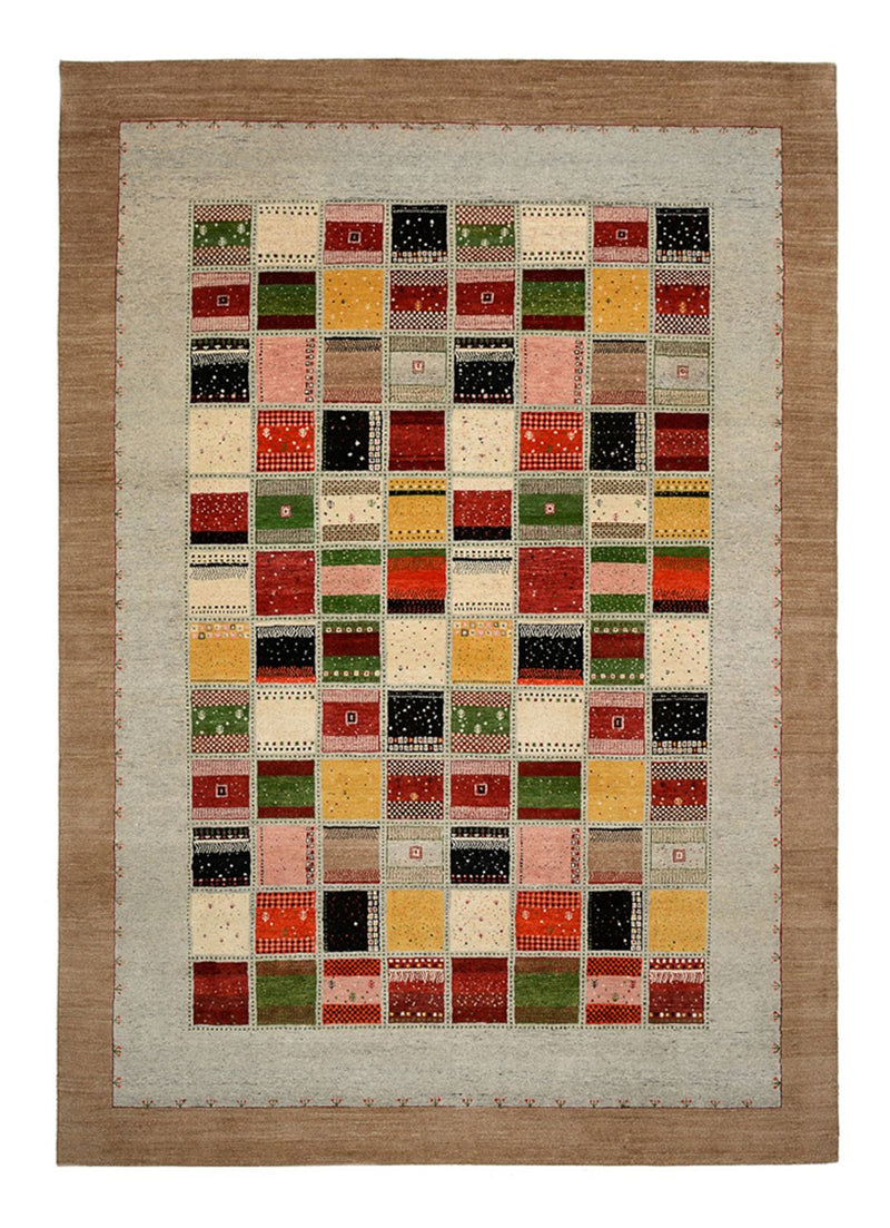Gabbeh-tæppe - Loribaft Indus - 340 x 243 cm - flerfarvet