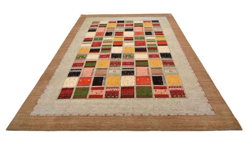 Gabbeh-tæppe - Loribaft Indus - 340 x 243 cm - flerfarvet