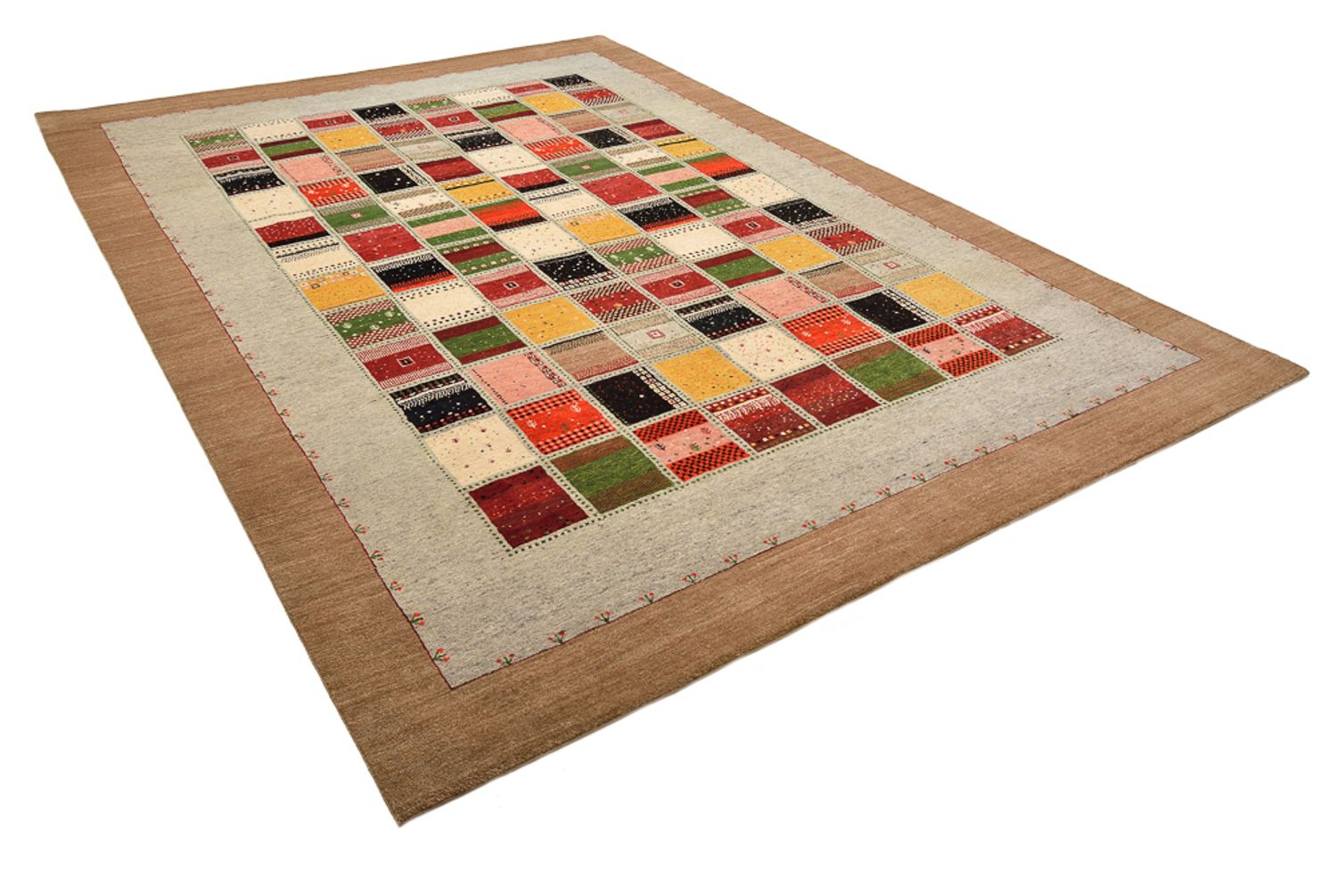 Gabbeh-tæppe - Loribaft Indus - 340 x 243 cm - flerfarvet
