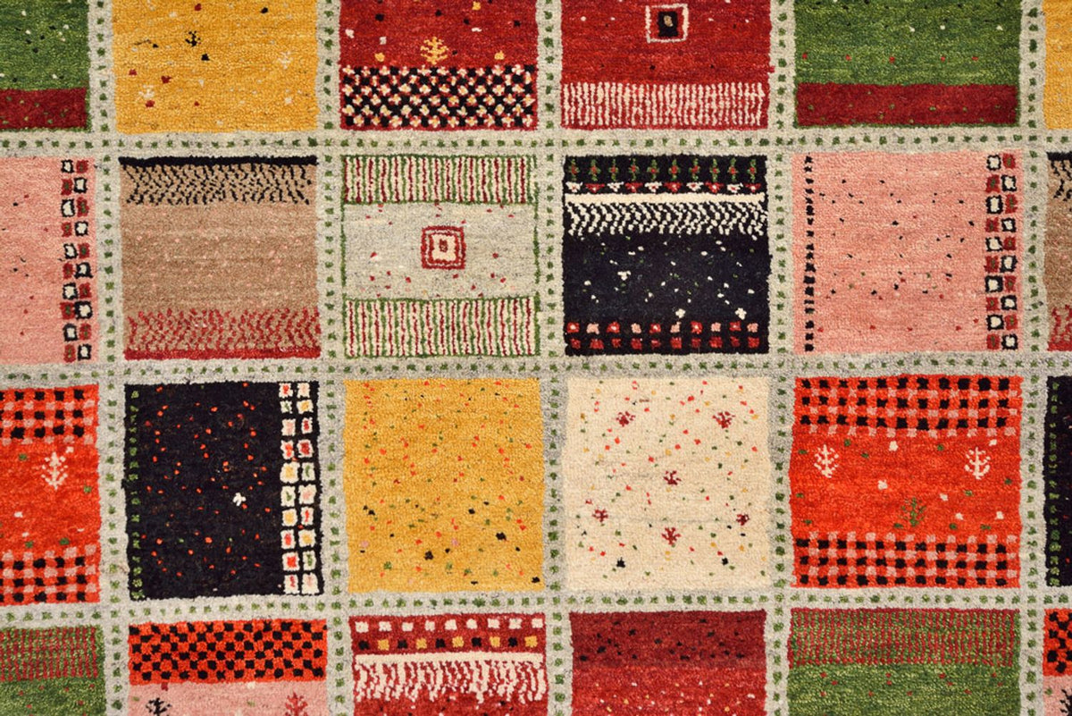 Gabbeh-tæppe - Loribaft Indus - 340 x 243 cm - flerfarvet