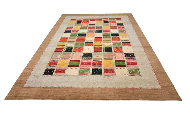Gabbeh-tæppe - Loribaft Indus - 340 x 243 cm - flerfarvet