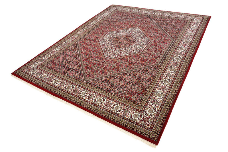 Persisk tæppe - Bijar - Royal - 250 x 199 cm - bordeaux rød